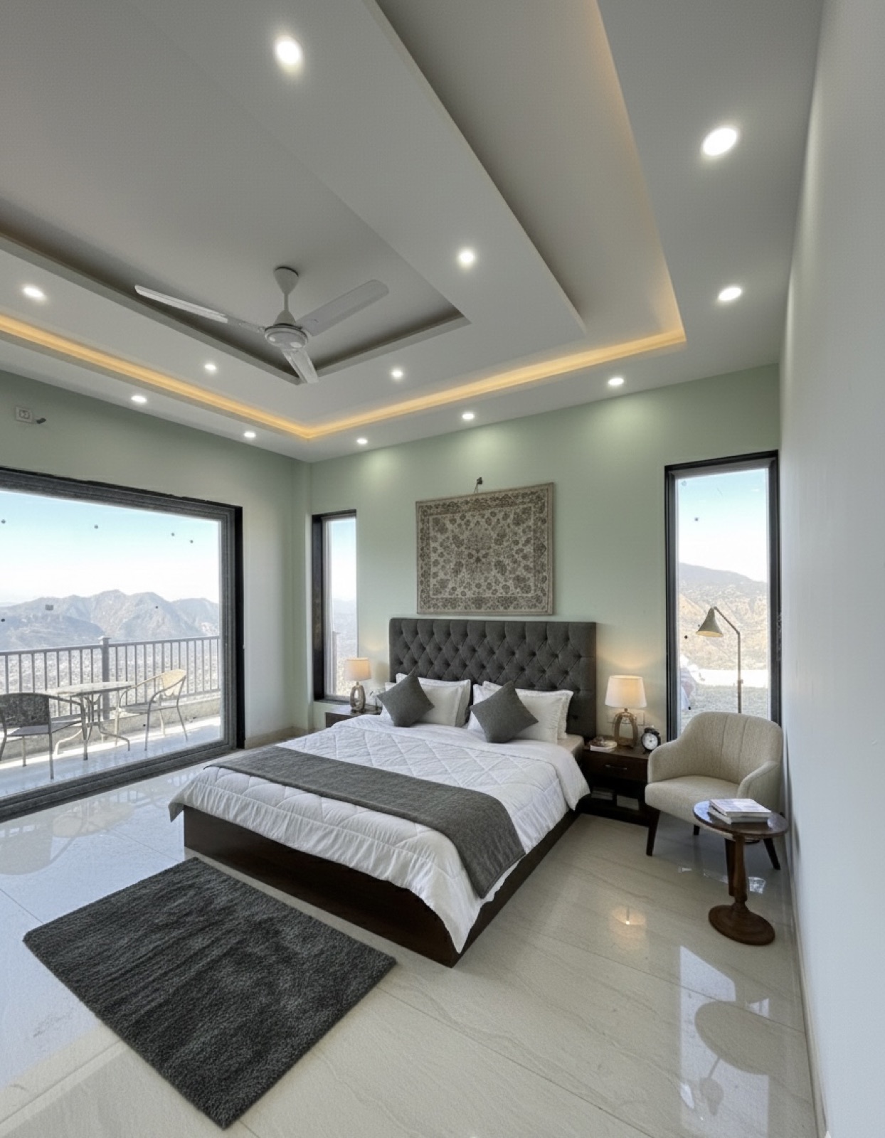 Valley-view room